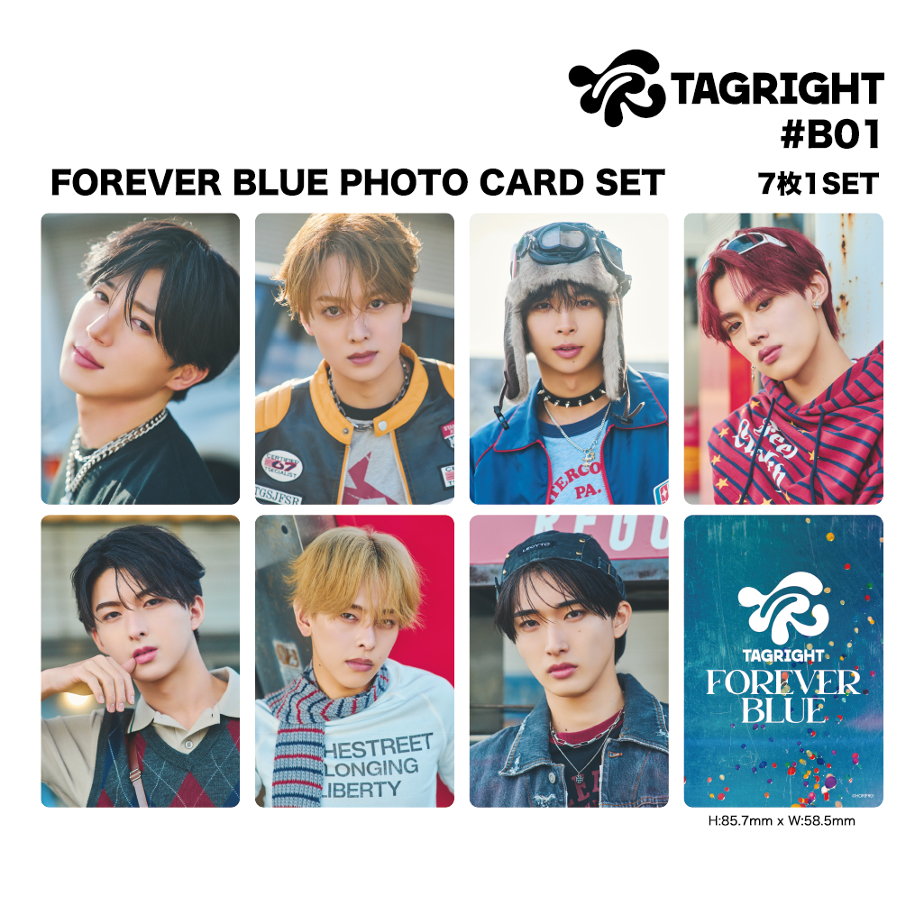 フォーエバーブルー FOREVER BLUE PHOTO CARD SET (7枚 1set) #B01 – tagright