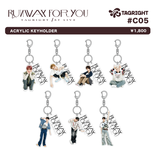 RUNWAY for YOU ACRYLIC KEYHOLDER #C05