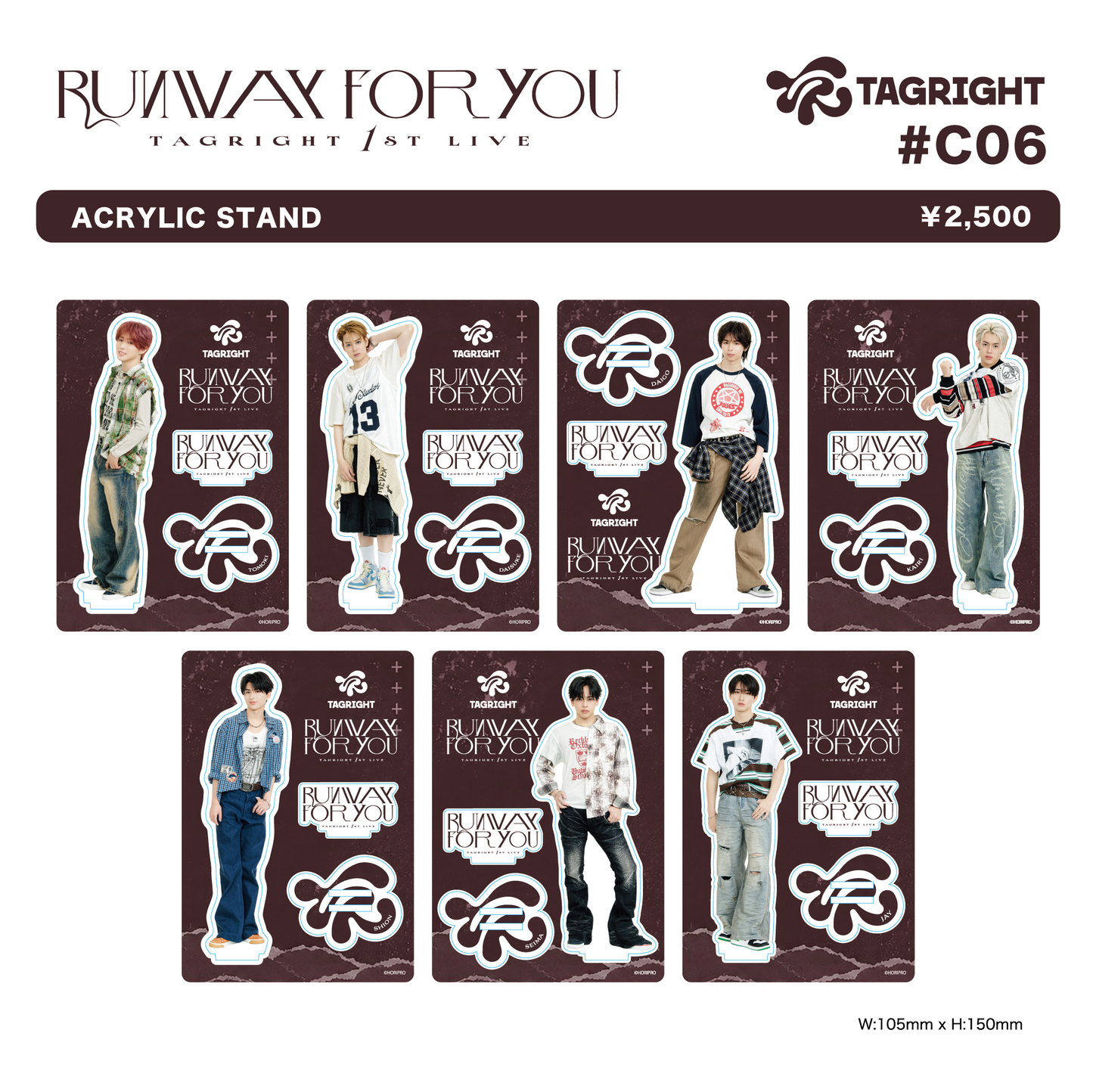 RUNWAY for YOU ACRYLIC STAND #C06