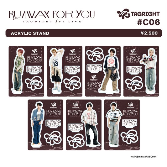 RUNWAY for YOU ACRYLIC STAND #C06