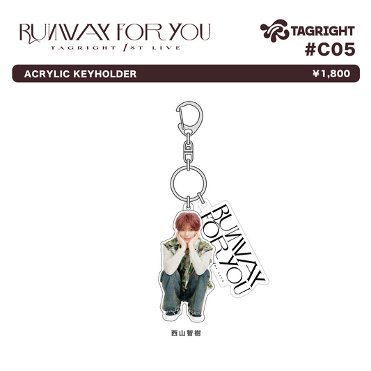 RUNWAY for YOU ACRYLIC KEYHOLDER #C05
