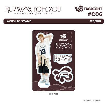 RUNWAY for YOU ACRYLIC STAND #C06