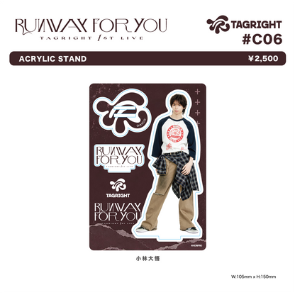 RUNWAY for YOU ACRYLIC STAND #C06