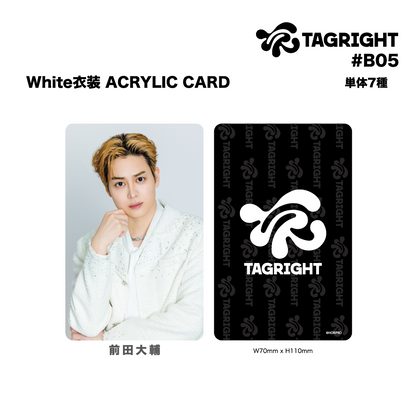 White衣装 ACRYLIC CARD #B05