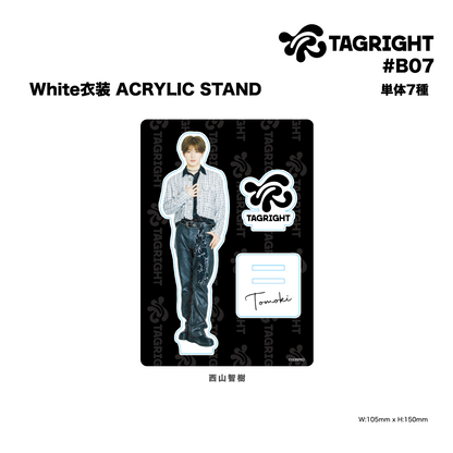 White衣装 ACRYLIC STAND #B07