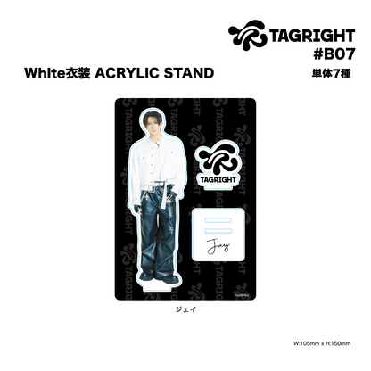 White衣装 ACRYLIC STAND #B07